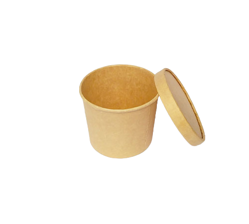 Brown Paper Container – Eco-Friendly 500 ml